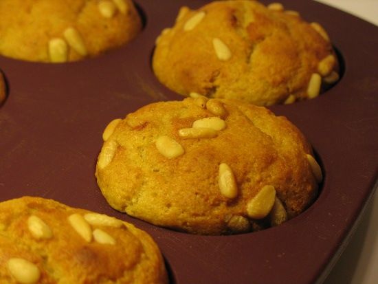 Muffins miel - pignons de pin 1 - ep2 Muffins miel - pignons de pin