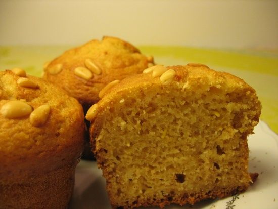 Muffins miel - pignons de pin 2 - ep2 Muffins miel - pignons de pin