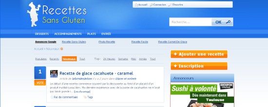 recettes sans gluten Recettes sans gluten