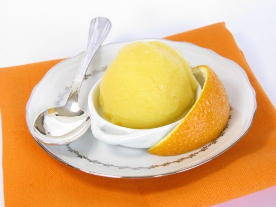 Recette de sorbet à l'orange