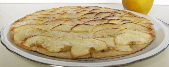 Tarte fine pommes sans gluten
